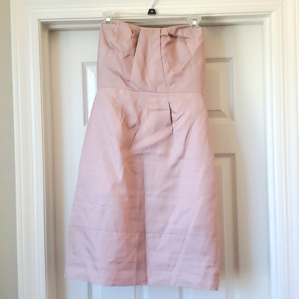 J Crew Strapless Dress- Size 8, Blush Color